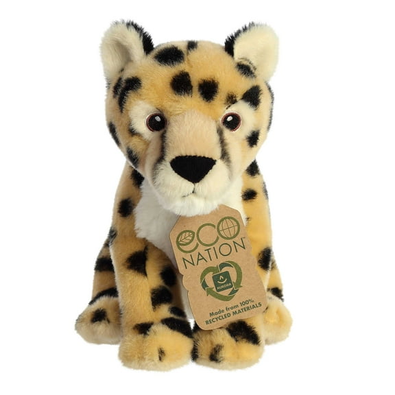 Aurora - Small Gold Eco Nation - 8" Cheetah - Responsibly Made Stuffed Animal