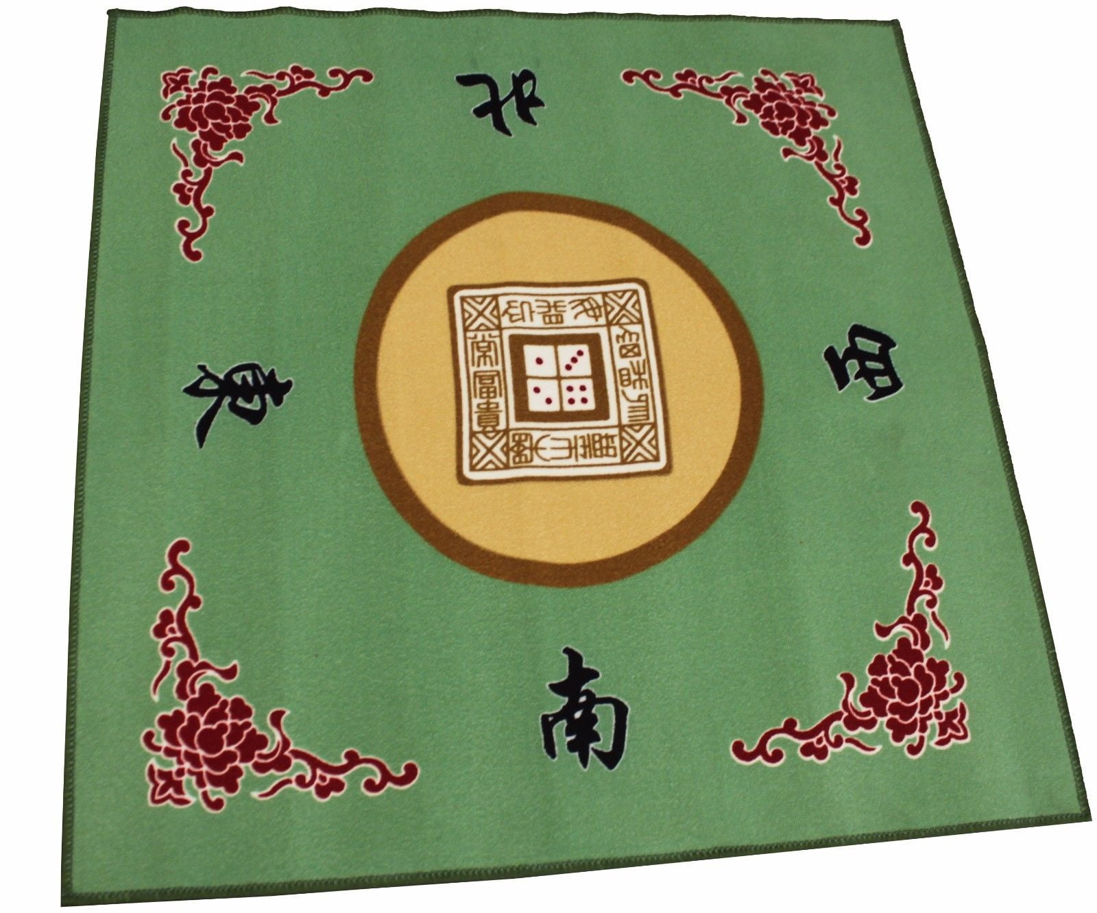 31" Green Slip Slide Resistant Mahjong Card Domino Game Table cover Mat KT00008