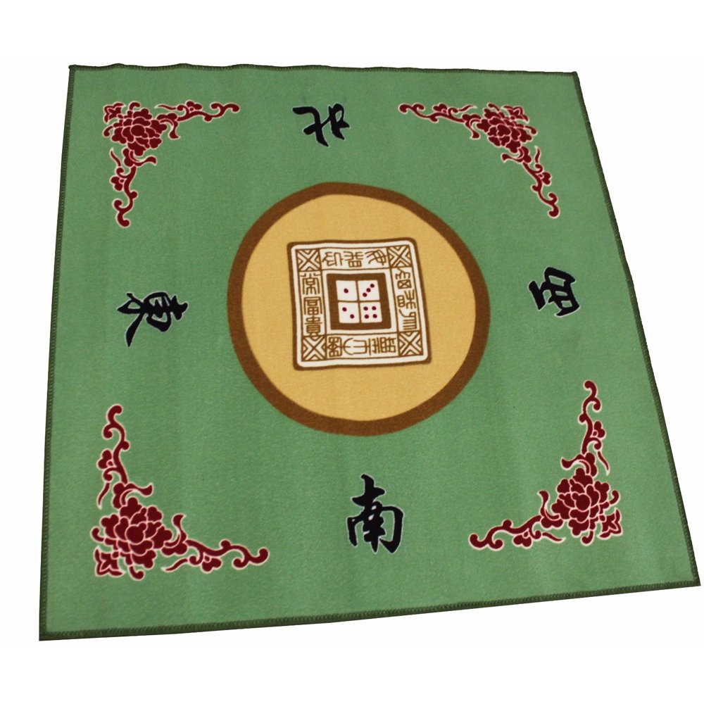 31" Green Slip Slide Resistant Mahjong Card Domino Game Table cover Mat