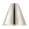 thumbnail image 4 of Innovations Lighting  Ballston Cone - 1 Light 8" Semi-Flush Mount Polished Nickel, 4 of 5