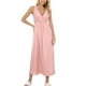 thumbnail image 1 of Camisón ALCEA ROSEA de satén de seda con encaje para mujer (rosa S), 1 of 5