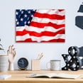 thumbnail image 3 of Epic Art 'Flag of the United States of America' by Epic Portfolio, Acrylic Glass Wall Art, 16"x12", 3 of 7