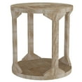thumbnail image 1 of Rustic Modern Solid Wood Accent Table in Distressed Natural, 1 of 7