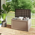 thumbnail image 6 of PartyKindom Large Outdoor Coffee Weatherproof Patio Storage Box for Garden and Deck, 6 of 7