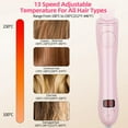 thumbnail image 4 of Rotating Curling Iron 1 Inch, Automatic Curling Wand, Professional Hair Curler with Long Barrel, 13 Adjustable Temps, 30s Instant Heat, 1H Auto Off, 110-240V Dual Voltage & Anti-Scald, 4 of 7