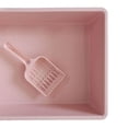 thumbnail image 2 of pitrice Cat Litter Box Pet Litter Tray Toilet Litter Pan Kitty with Scoop, 2 of 9