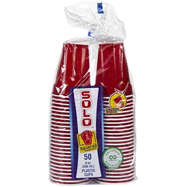 solo party cups, red 9 oz 50 ct