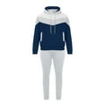 thumbnail image 3 of Stamzod Men's Tracksuits 2 Piece Long Sleeve Patchwork Hoodies and Athletic Pants Sports Sets with Pocket Warm Up Pullover Sweatsuits for Men, 3 of 5