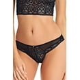 thumbnail image 2 of Freya Womens Soiree Lace Brazilian Thong Panty, S, White, 2 of 4