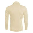 thumbnail image 6 of COOFANDY Men's Casual Slim Fit Turtleneck T Shirts Lightweight Basic Cotton Pullovers, 6 of 11