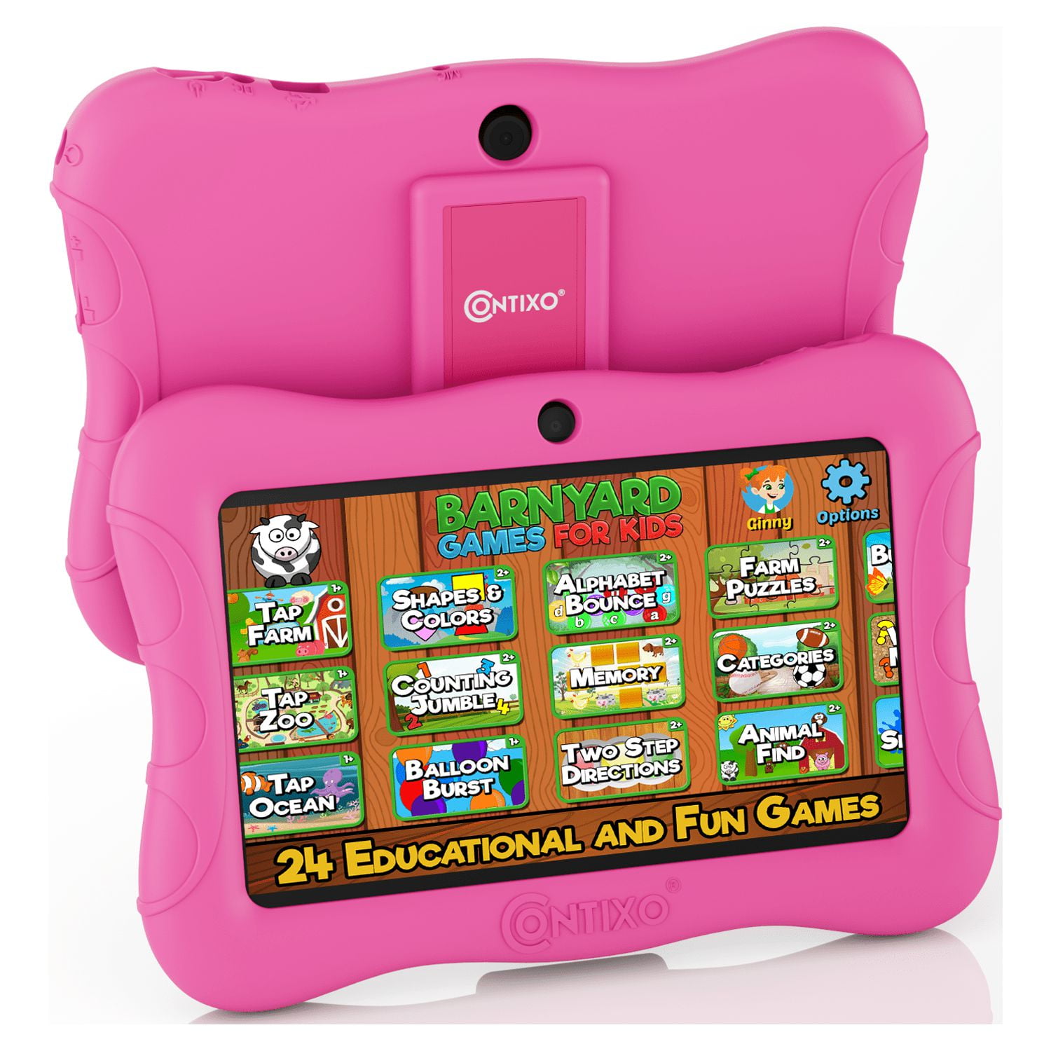 2 retailer Contixo 7 inch kids tablet 2gb ram 32gb android 10 V9-3-32- lt Blue & pink