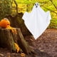 thumbnail image 4 of Decoraciones de Halloween, adornos de Halloween, regalos de Halloween. Pequeños fantasmas blancos espeluznantes para Halloween que cuelgan para decorar el patio, el porche, el interior y el exterior., 4 of 9