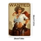 thumbnail image 2 of Placa de Metal Vintage de hierro, pintura Rectangular de chica vaquera, Arte de la pared Decoración, 20x30cm, 2 of 9