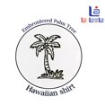 thumbnail image 4 of HAPPY BAY Women's Casual Hawaiian Short Sleeve Blouse Shirt Solid Button Down Dress Tops Tee Shirts Blouses for Women S plus-size Pearl, Palm Tree, 4 of 4