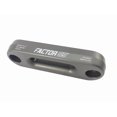 thumbnail image 1 of Factor 55 Winch Fairlead 00024 XTV; Hawse Style; For Use With Synthetic Rope On UTVs and ATVs; 4.875 Inch Bolt Pattern; Anodized; Gun Metal Gray; 1 Inch Thick Aluminum; Without Hardware, 1 of 4