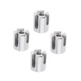 thumbnail image 5 of funtasica 4 Pieces Cross Cable Clamps Easy Use Stainless Steel for Wall Trellis System M8, 5 of 8
