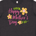 thumbnail image 4 of Inktastic Happy Mothers Day with flowers Youth T-Shirt, 4 of 5