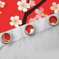 thumbnail image 4 of Castle Fairy Sakura Black Out Curtains,Black Red Sakura Curtains Pack of 2 (42x63 Each), 4 of 6