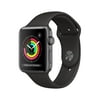 Apple Watch Series 3 GPS Space Gray - 42mm - Black Sport Band