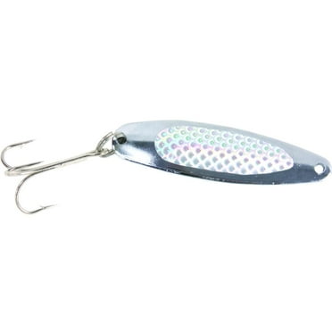 Luhr Jensen Crippled Herring Spoon 3 1/2" 3oz Fishing Lure Nickel/Neon ...