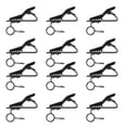 thumbnail image 1 of 12 Pcs Microphone Cravate Clip Universel Mini Microphone Cravate Clip Micro Clip Fer Noir, 1 of 1