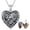 A-Rose, variant on CACA LADY Evil Eye Necklace Heart Locket Necklace that Hold 2 Photos 925 Sterling Silver Evil Eye Jewelry Picture Locket Pendant for Women