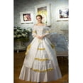 thumbnail image 5 of KEMAO Rococo Baroque Marie Antoinette Dresses 18th Century Renaissance Costumes Historical Period Dress Ball Gown, 5 of 5