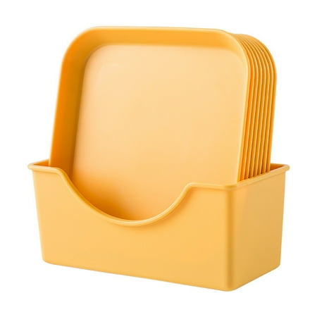 

Household Japanese-style bone plate plastic 6-inch spit bone plate vegetable plate fruit deepening base bone plate set