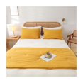 thumbnail image 1 of Juego de piezas Linen Mustard Loa Standard 80 x 210 cm con 2 fundas, 1 of 1