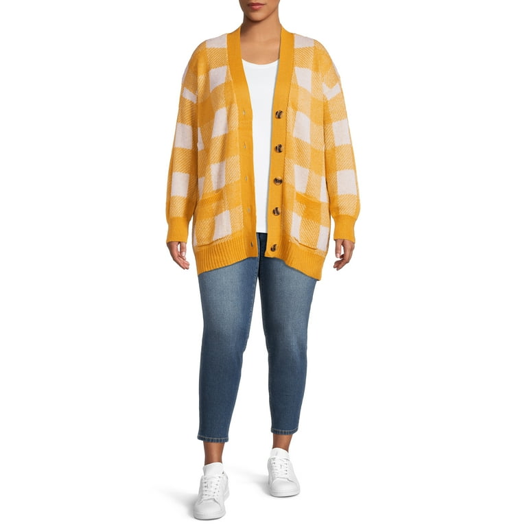 Boyfriend cardigan deals walmart
