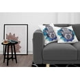 thumbnail image 3 of Ambesonne Hamsa Throw Pillow Cover 2 Pack, Rich Ornaments, 18", Blue Indigo White, 3 of 5