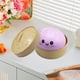 thumbnail image 5 of Bola de masa antiestrés, bollo relleno al vapor divertido para niños y adultos con vaporera Púrpura, 5 of 9
