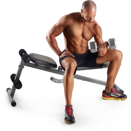 Gold S Gym Xr 5 9 Adjustable Slant Workout Weight Bench Walmart Com
