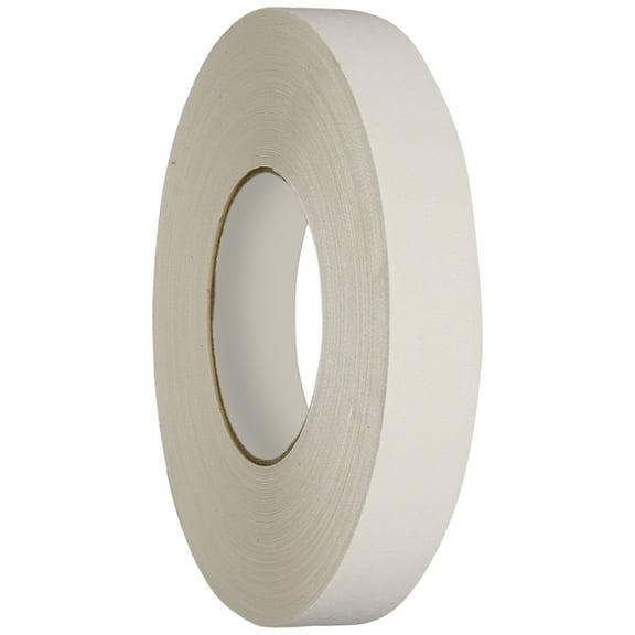 Polyken 510 White Gaffers Tape 1" x 55 Yards, Professional Grade, UV Fluorescent, No Residue, Non-Reflective (Gaff Tape), 1 Roll CA1