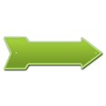thumbnail image 1 of SignMission P-ARROW-999772 6 x 18 Po Large Vert Citron Signe Flèche, 1 of 4