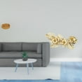 thumbnail image 2 of Cestas de almacenamiento,Cestas de almacenamiento de cocina tejidas con asas hechas a mano,Arte de pared colgante,Decoración de pared de metal con colgante de hierro nórdico de lujo,Arte de, 2 of 8