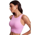thumbnail image 4 of CRZ YOGA Racerback Bikini Tops for Women Padded High Neck Modest Swim Sports Bathing Bra, 4 of 5