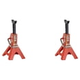 thumbnail image 2 of bedienty Scale RC Off-road Car Metal for Jack Maintenance Stand Height Adjustable Repair Tool Decoration Automotive Accessory Orange 6T 2Set, 2 of 6