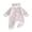 Apricot, variant on Svuitmsl Premium Newborn Baby Girl Hospital Going Home Outfit Spring Fall Winter Clothes Plaid Gingham Footed Romper Long Sleeve Ruffled Zipper Footie Jumpsuit with Headband