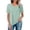 Green, variant on Swuxness Women Short Sleeve Casual T Shirts, Spring and Summer Tops, Ladies V-Neck Solid Color Comfortable Fashion Loose Pullover Tee Yellow, XXL