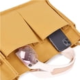 thumbnail image 3 of Kukuzhu Small Canvas Tote Bag with Multi Pockets Canvas Handbag Tote Purse for Women Canvas Crossbody Bag Top Handle, 3 of 6