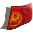 thumbnail image 4 of For Toyota Corolla 2009 2010 Tail Light Assembly Passenger Side w/Bulbs For TO2801175 | 81550-02460, 4 of 5