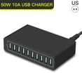 thumbnail image 2 of 1 Set Multi-port Charger High Power US Plug 5/10 Ports USB Phone Charger Adapter Phone Accessories for Home, 2 of 10