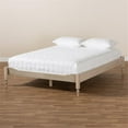 thumbnail image 6 of Allora Mid-Century Wood Platform Queen Bed in White Oak, 6 of 9