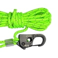 thumbnail image 2 of 4mm Tent Guy Rope with Pulley Aluminum Alloy Self Locking Adjuster, Tent Tie Downs Rope, Hanger Guide Rope for Tent Gardening Green, 2 of 8