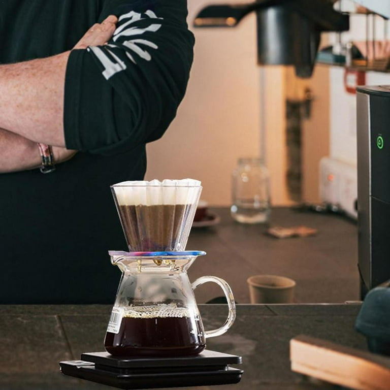 Hand Pour Coffee Filter Cup Coffee Dripper Slow Drip Paperless Coffee Maker Backlighting Resin Coffee Maker For Single Cup Brew Walmart