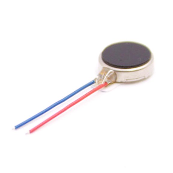 WE-POLUJ 8x2.7mm Mini Vibration Motors for DC 3V 12000rpm Flat Coin Button-Type Micro for DC Vibrating Motor for Mobile Cell Phon