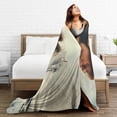thumbnail image 5 of Can Model Yaman Throw Blanket, Ultra Soft Flannel Fleece Lightweight Throw Blankets Warm Air Conditioning Blanket For Couch Sofa Bed 80x60 Inch, 5 of 6