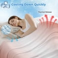 thumbnail image 3 of Red Ombre Cooling Blanket, Lightweight Breathable Summer Throw Blanket with Double Sided Cold Effect, Modern Gradient Abstract Art Picnic Beach Blankets Bed Sheet for Hot Sleepers 50"x60", 3 of 8