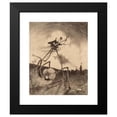 thumbnail image 2 of Henrique Alvim Corrêa 12x14 Black Modern Framed Museum Art Print Titled - Martians on the Move (1906), 2 of 5